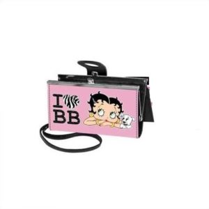 811-0990 ΠΟΡΤΟΦΟΛΙ MON-BILLET I LOVE BB (ΡΟΖ) BETTY BOOP