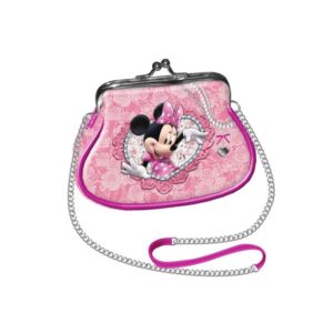 811-1505 ΠΟΡΤΟΦΟΛΙ ΤΣΑΝΤΑΚΙ VINTAGE CLASP MINNIE MOUSE Disney