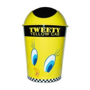 912-0442 ΜΕΤΑΛΛΙΚΟΣ ΚΑΔΟΣ YELLOW CAB TWEETY Looney Tunes