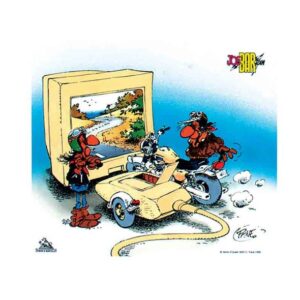 532-0011 MOUSE PAD JOE BAR TEAM Demons et Merveilles