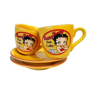 917-0183 RETRO ΦΛΙΤΖΑΝΙ ΚΑΦΕ 2-PACK ΣΕΤ BETTY BOOP