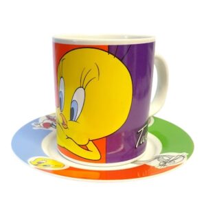 801-0036 RETRO ΚΟΥΠΑ ΣΕΤ TRICOLORE TWEETY Looney Tunes