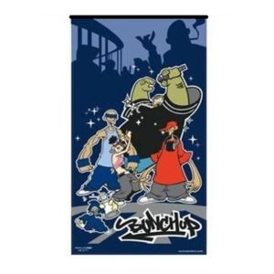 928-0001 RETRO ΣΤΟΡΙ ΚΟΥΡΤΙΝΑ BUNCHUP RAPPERS