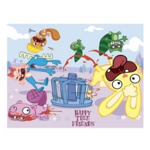 948-0047 ΚΟΥΒΕΡΤΑ FLEECE HAPPY TREE FRIENDS