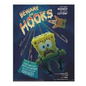 929-0114 ΚΑΔΡΟ CANVAS ΜΠΟΜΠ ΣΦΟΥΓΓΑΡΑΚΗΣ Beware the Hooks