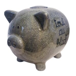 933-0052 RETRO ΚΟΥΜΠΑΡΑΣ ΓΟΥΡΟΥΝΑΚΙ ΓΚΡΙ GLITTER